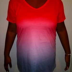 Just Fashion Now Printed Short Sleeve V Neck Shirt